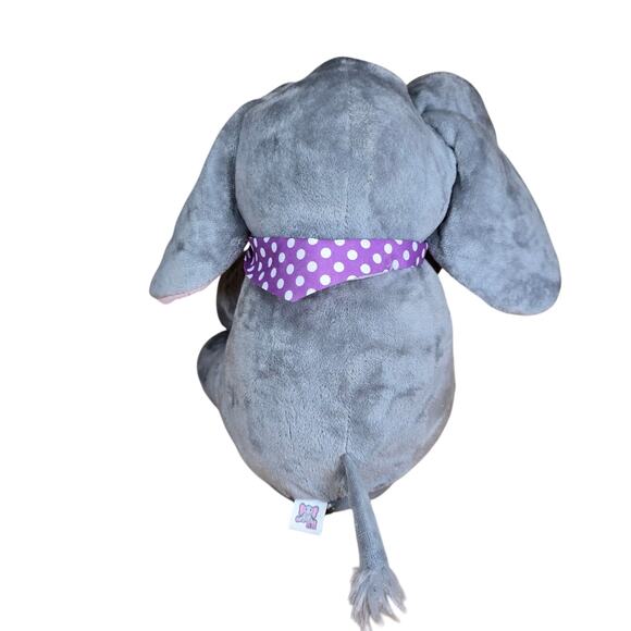 Peekaboo Elephant Grey Pink Cuddly Singing with Flapping Ears Works Perfectly - Picture 3 of 5